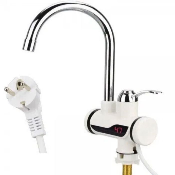 Кран водо-Нагреватель проточный с душем Делимано электрическийDelimano