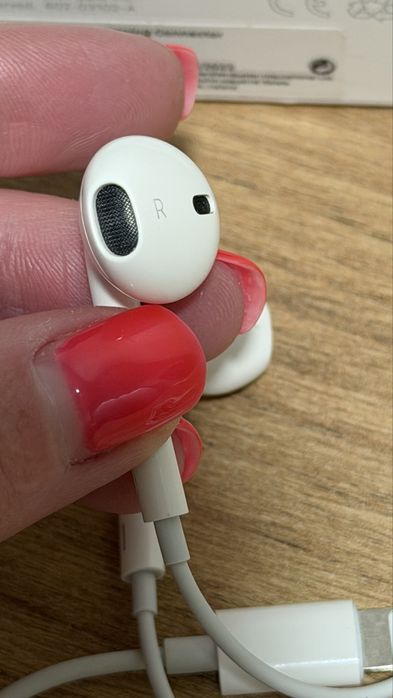Навушники дротові Lightning APPLE оригінал EarPods