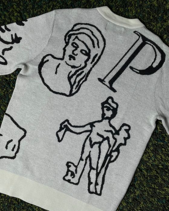Свитер Palace Archaeology Knit White (used) | ORIGINAL: 6 500 грн 