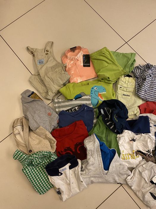 Wyjątkowa paka ubranek ubrań chłopiec 86cm