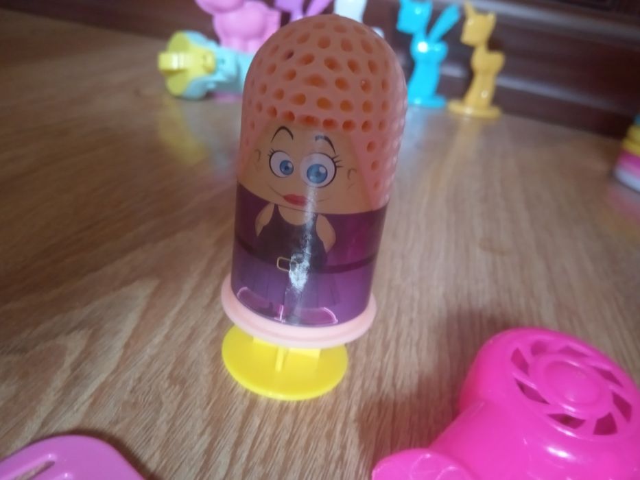 Zestaw koniki, fryzjer, zoo do ciastoliny