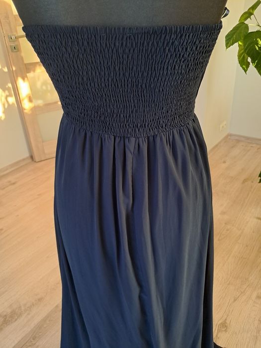 Sukienka maxi granatowa 42 44 46