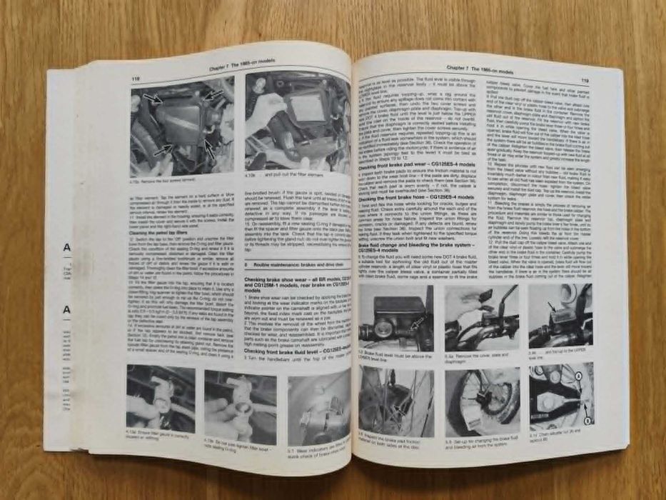 Instrukcja napraw Honda CG 125
