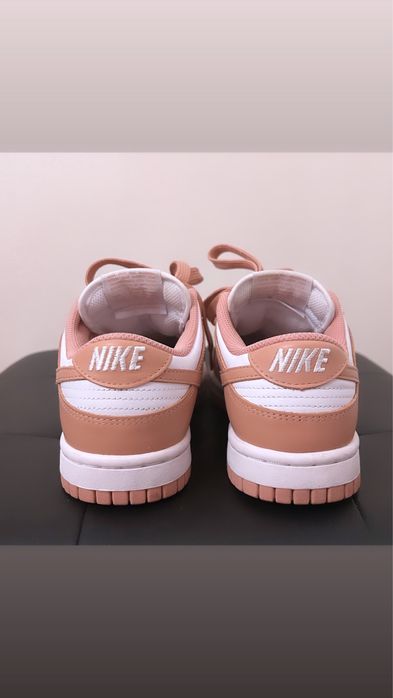 Nike Dunk Low Branco/Rose Whisper