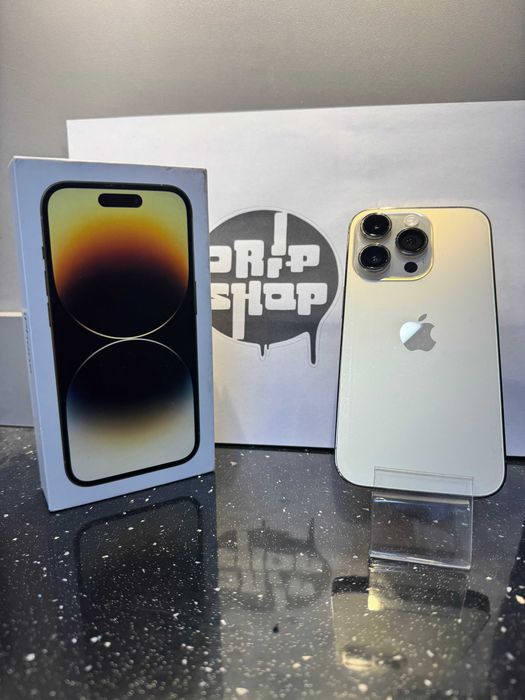 Iphone 14 Pro 128Gb Złoty Bat:100% IGŁA/Gwarancja/SklepGSM/Lach