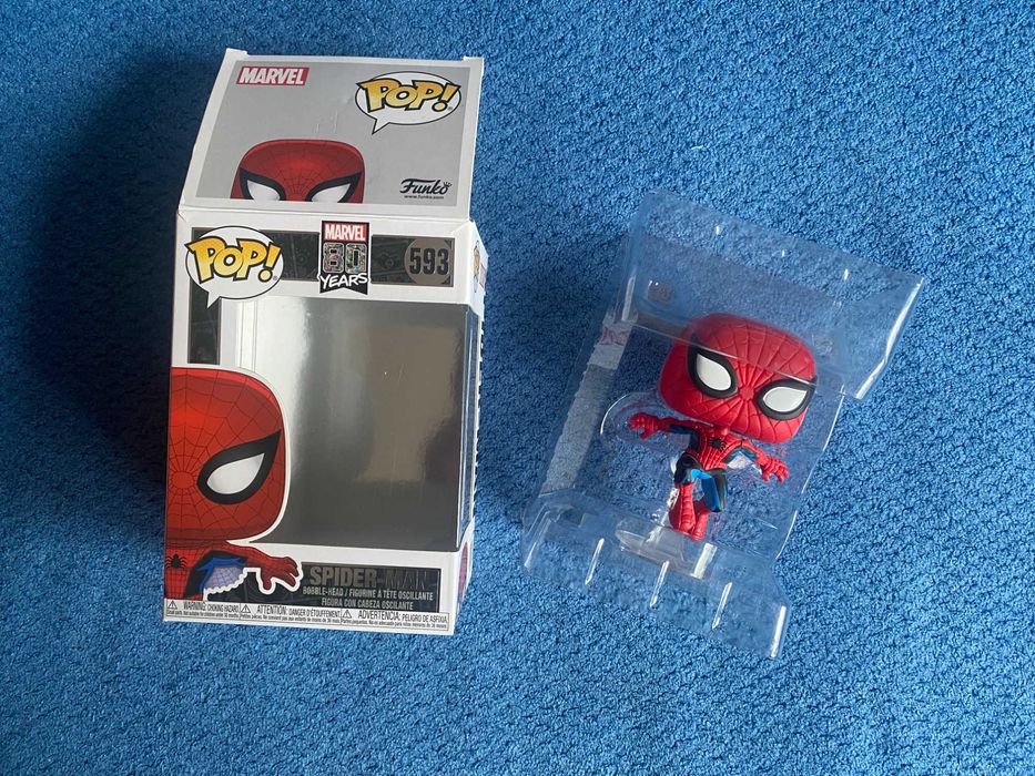 Фанкопоп Людина-Павук 80-ті - Funko POP #593: Spider-Man (First Appearance)