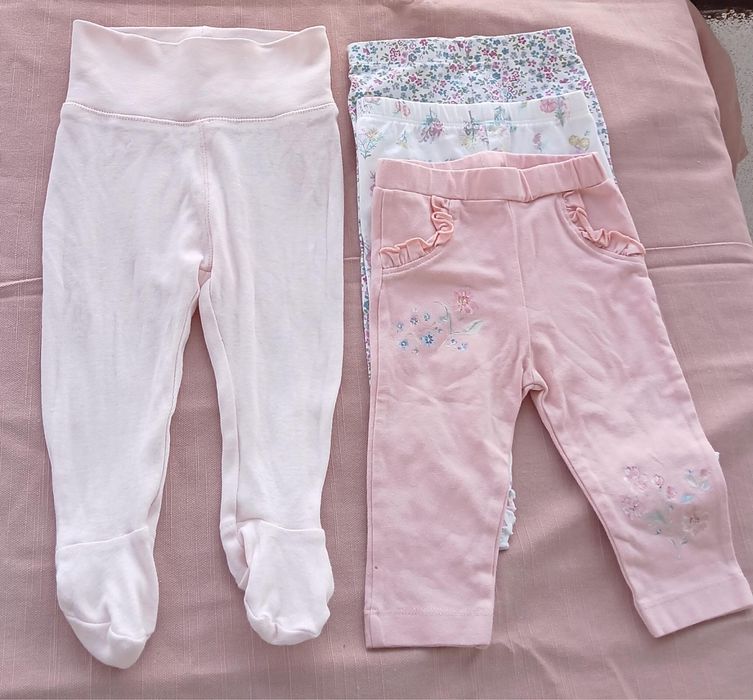 Legginsy plus polspiochy F&F, H&M, Nutmeg, George, Mothercare