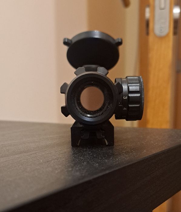 Mira com ampliação airsoft 2x42 Red/Green Dot