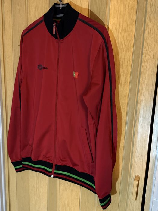 Czerwona, sportowa, rozpinana bluza. Cropp L