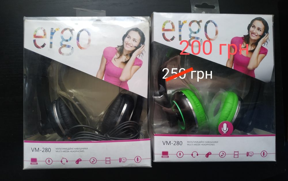 Наушники проводные качественный звук, с переходниками на джек 4-pin