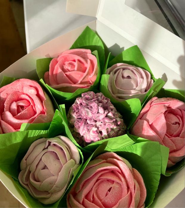 Зефірні квіти/ букети/коробочки