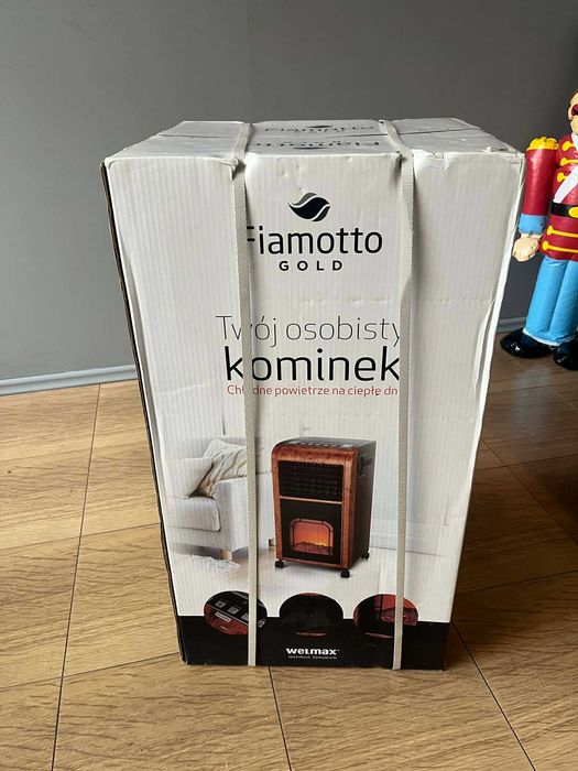 Kominek elektryczny Fiamotto Gold NOWY
