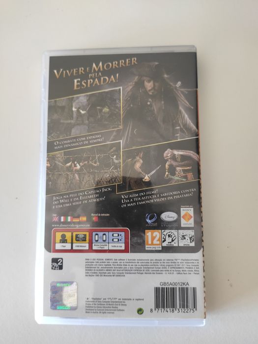 Piratas das caraibas psp