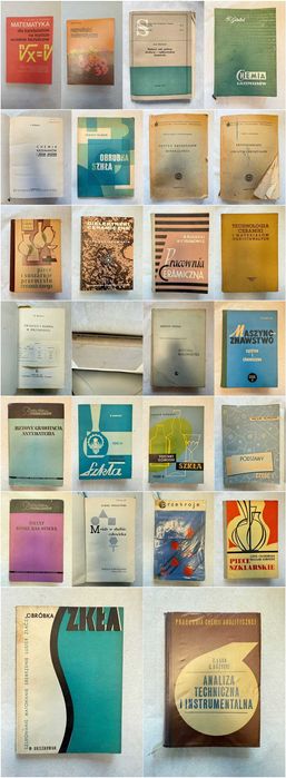 Wielki zbiór podręczników do chemii- też białe kruki
