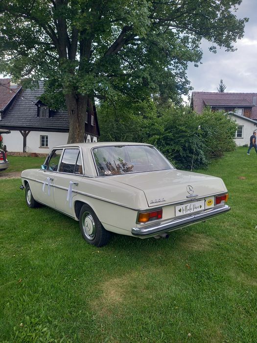 Mercedes w 115 do ślubu,wesele imprezy wynajem