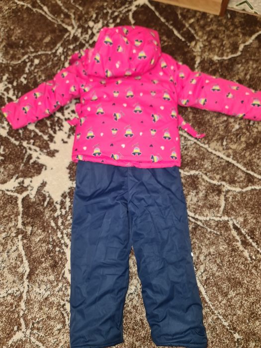 Теплий зимовий комбінезон для дівчинки
