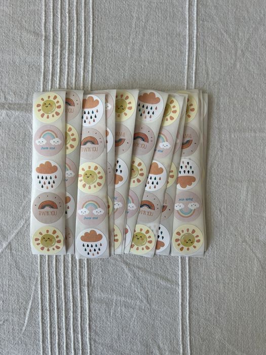 50pcs Adesivo autocolante Thank you etiqueta trabalhos scrapbook