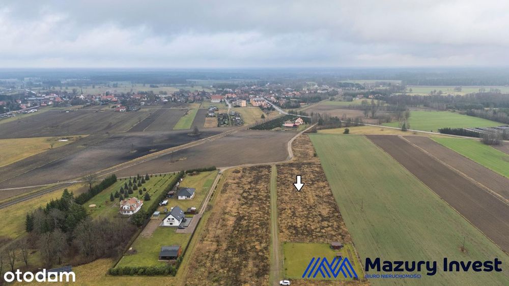 Działka budowlana w Świętajnie przy ul. Grunwaldzkiej - Widok 2