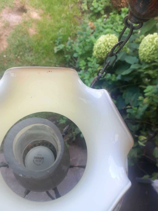 Lampa wisząca. Antyk.