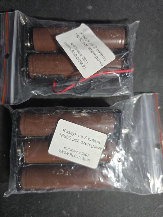 Akumulatorki 3.6V 3000mAh 5 szt koszyczki