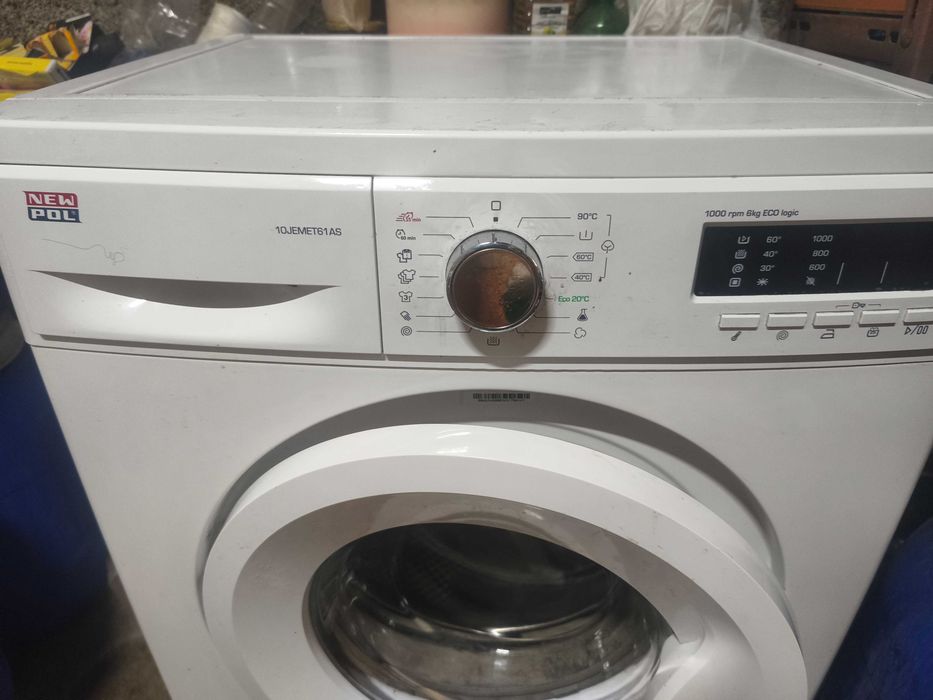 Máquina de Lavar Roupa New Pol 6kg 1000 RPM (Modelo 10JEMET61AS)