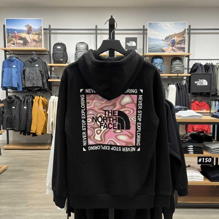 Черный • THE NORTH FACE Худи • ТНФ Mouintains • XS S M L XL