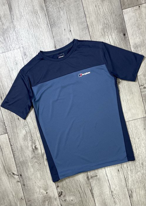 Berghaus футболка XL размер трекинговая серо-синяя