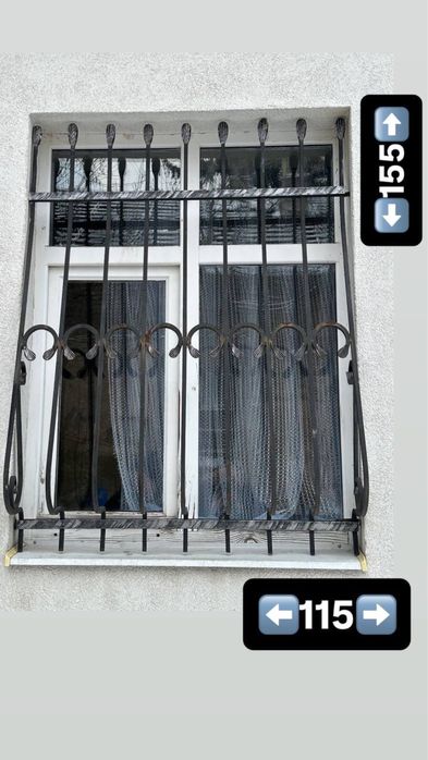 Решітки комплект 4 шт ковані ТЕРМІНОВО