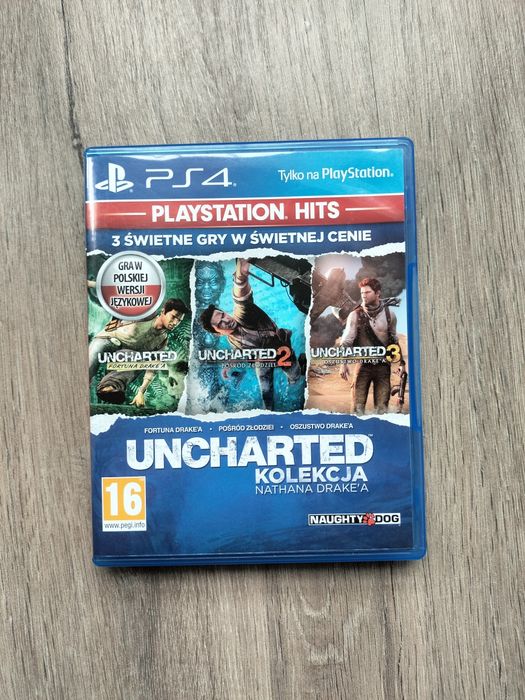 Uncharted collection 3 jogos num único disco Ps4/Ps5