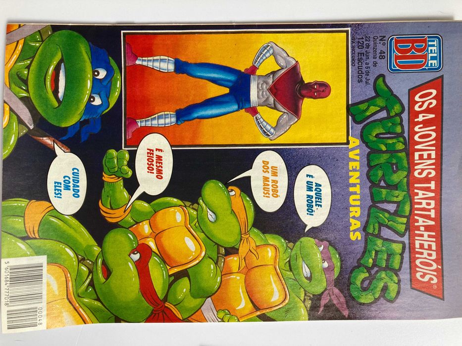 Coleção Os 4 Jovens Tarta-Heróis - Turtles Aventuras