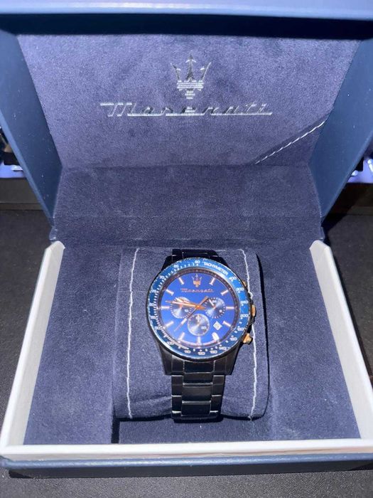 Relógio Maserati Sfida Cinzento / Antracite 44mm
