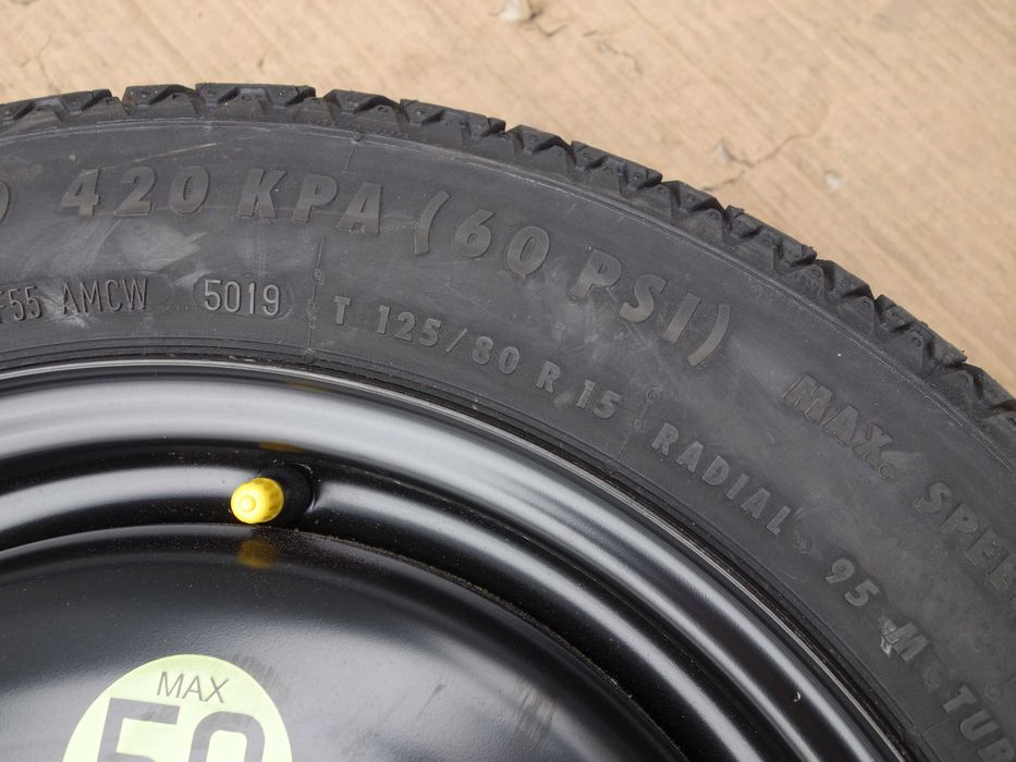 Koło Zapasowe Dojazdowe Peugeot Citroen 15'' 4x108