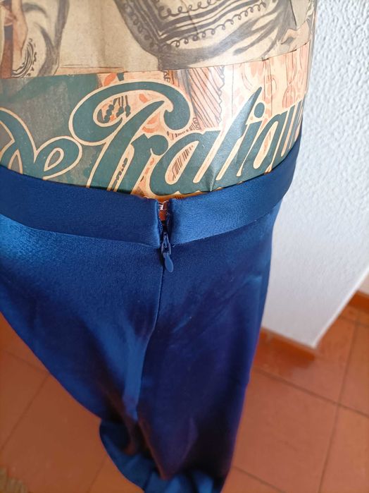 Saia festa Polo Ralph Lauren azul