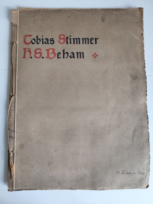 UNIKAT Renesansowe ryciny (wyd. 1908) – Planety i Wiek Człowieka – Komplet 13 tablic (Stimmer / Beham)