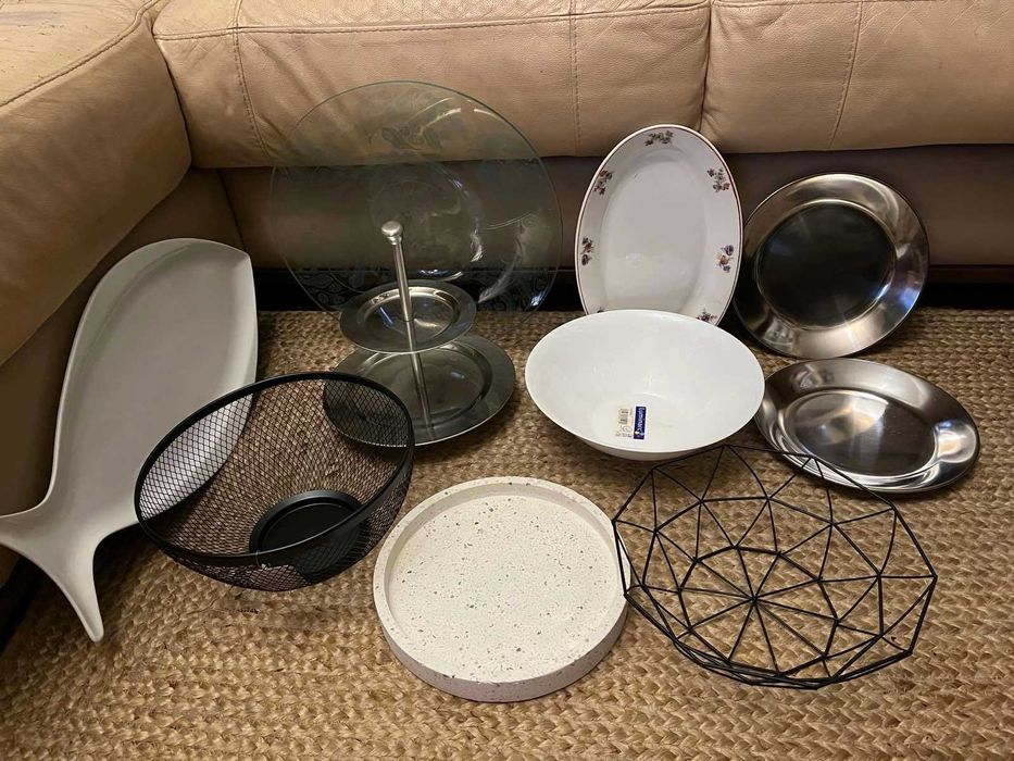 Блюдо фруктовница салатник 2-х ярусная пирожница ikea Jusk