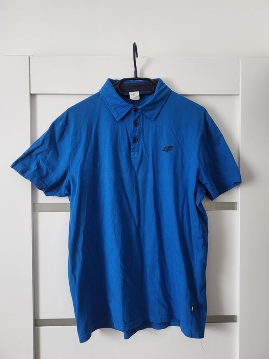 Koszulka Polo niebieska 4F
