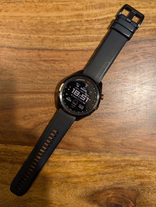 Zegarek Garmin Approach S62 w doskonałym stanie oraz 3 czujniki CT10.