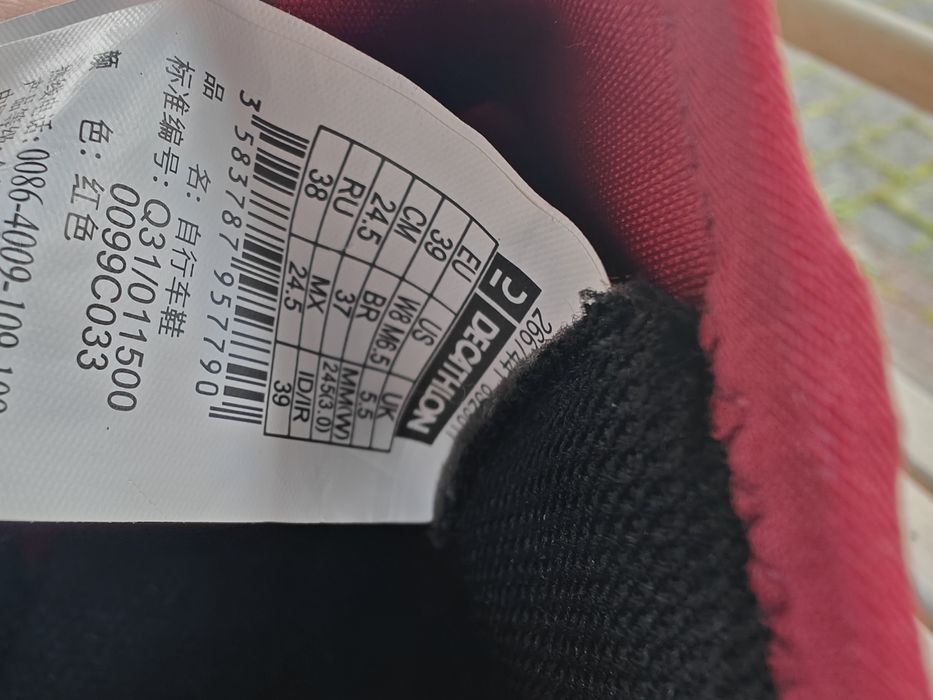 Sapatilhas Rockrider BTT ST 500 número 39