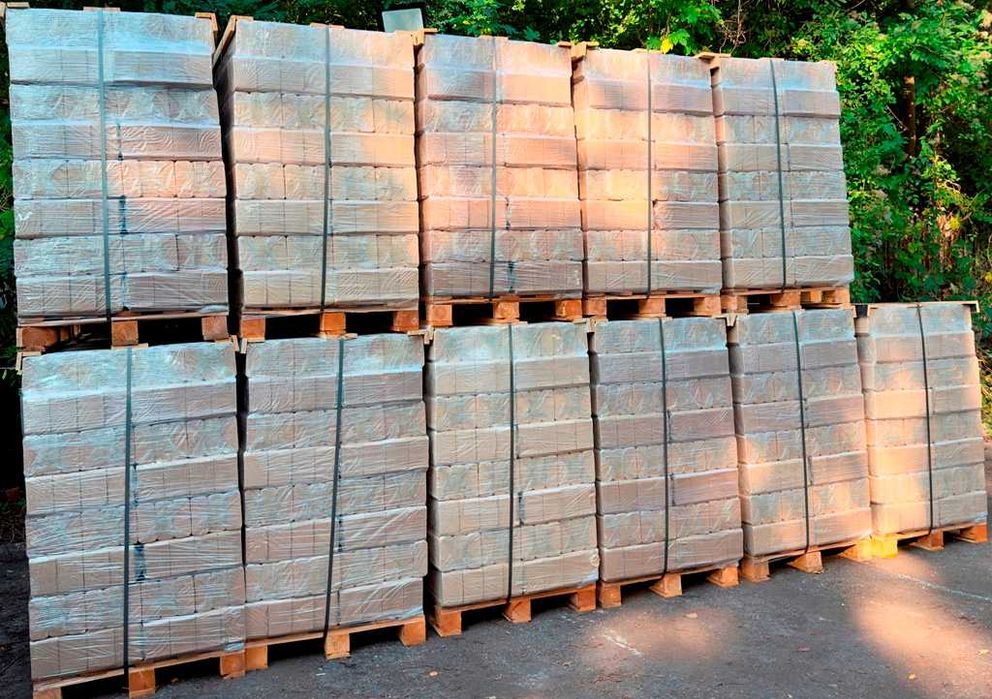 Brykiet Bukowo - Dębowy, 10kg, Dowóz, Brykiet, Brykiet drzewny