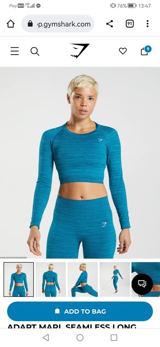 Komplet Gymshark XS