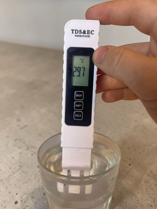 Цифровий тестер якості води 3в1 TDS/EC/Температура | Вимірювач солей та електропровідності | Відправка сьогодні