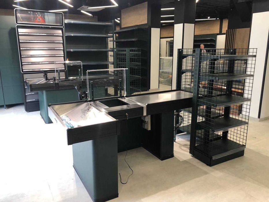 Обладнання, стелажі, меблі, полиці для магазину В НАЯВНОСТІ