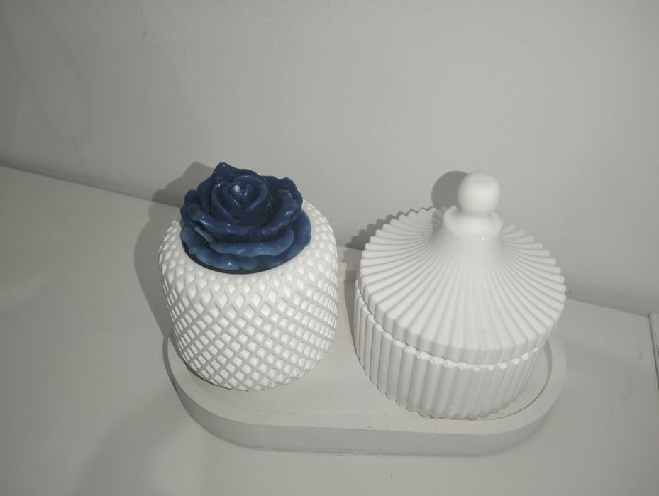 Velas e gesso perfumado