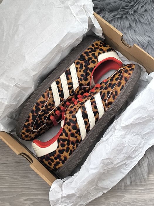 Кросівки Adidas Samba OG "Preloved Red Leopard" оригінал