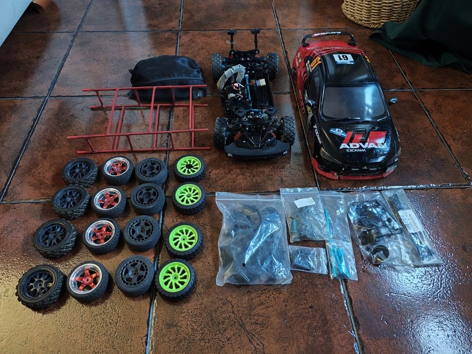 RC TT 02 rally usado em bom estado