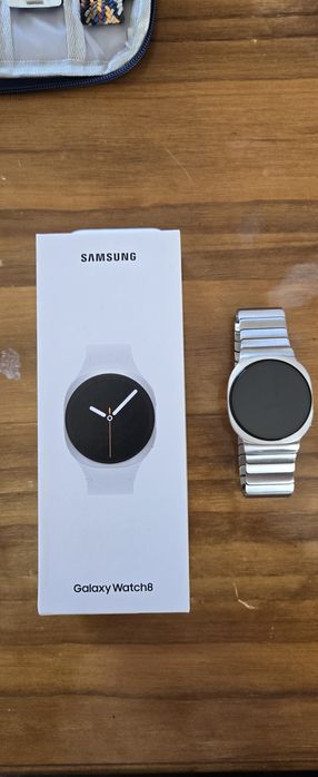Samsung Galaxy Watch 8 LTE 40mm e Acessórios - Dentro da Garantia