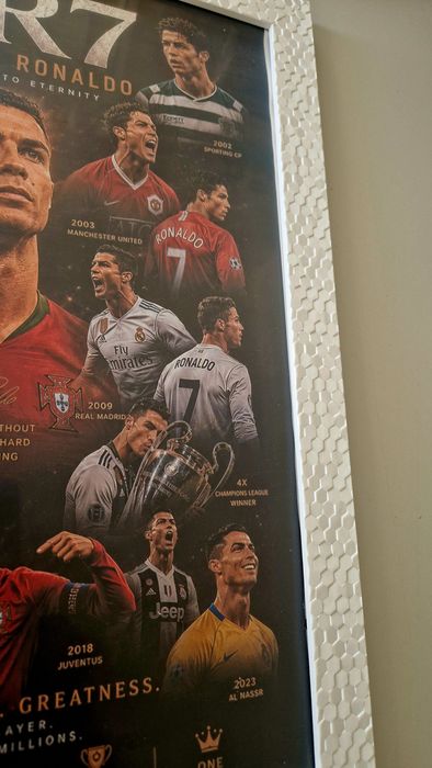 Quadro historia de CR7