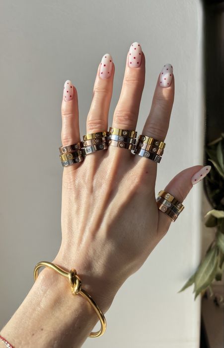 Каблучка обручка кольцо кільце  нержавіюча сталь