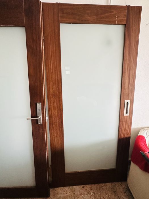 Portas madeira sucupira macica