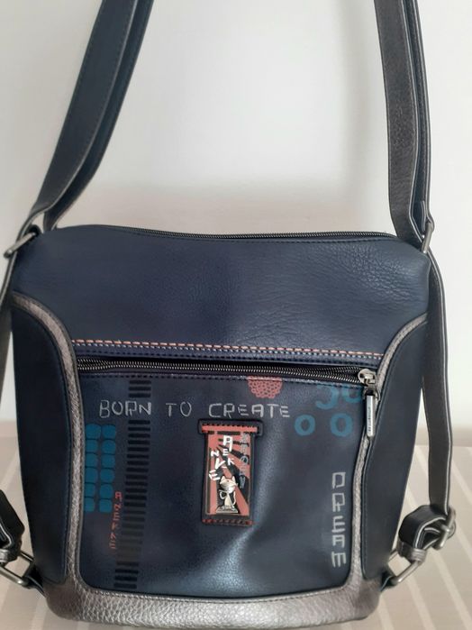 Mala convertivel em mochila Anekke em bom  estado